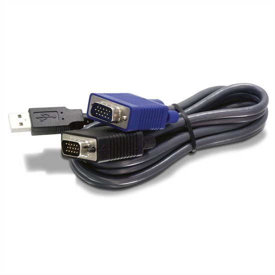 Trendnet KVM Adapter 4.5 m Zwart
