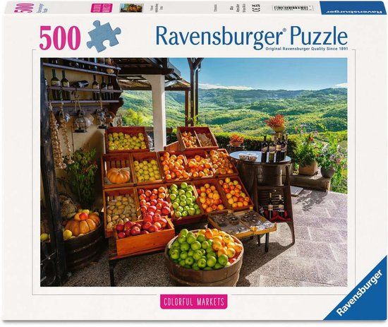 Ravensburger Groente- en Fruitmarkt, Kroatië Legpuzzel 500 Stukjes