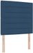 vidaXL Boxspringbed met matras en hoofdeinde, blauw, 80 x 200 cm, stof