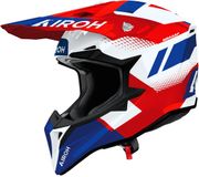 Airoh Wraaap Vision Motocrosshelm - Wit/blauw/rood - XL
