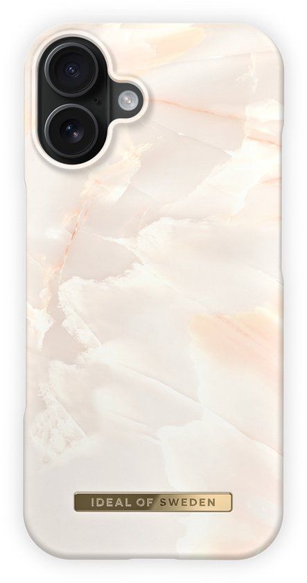 iDeal of Sweden Fashion Backcover geschikt voor Apple iPhone 17 - Rose Pearl Marble