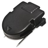 Advantus Paneelwandclip voor stoffenpanelen, standaardformaat, capaciteit 40 vel, doos van 50, zwart (75345)