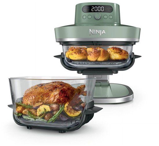 Ninja CRISPi PRO AS090EUGN – hetelucht friteuse – 5-in-1 – 5,7/2,3 L – Groen