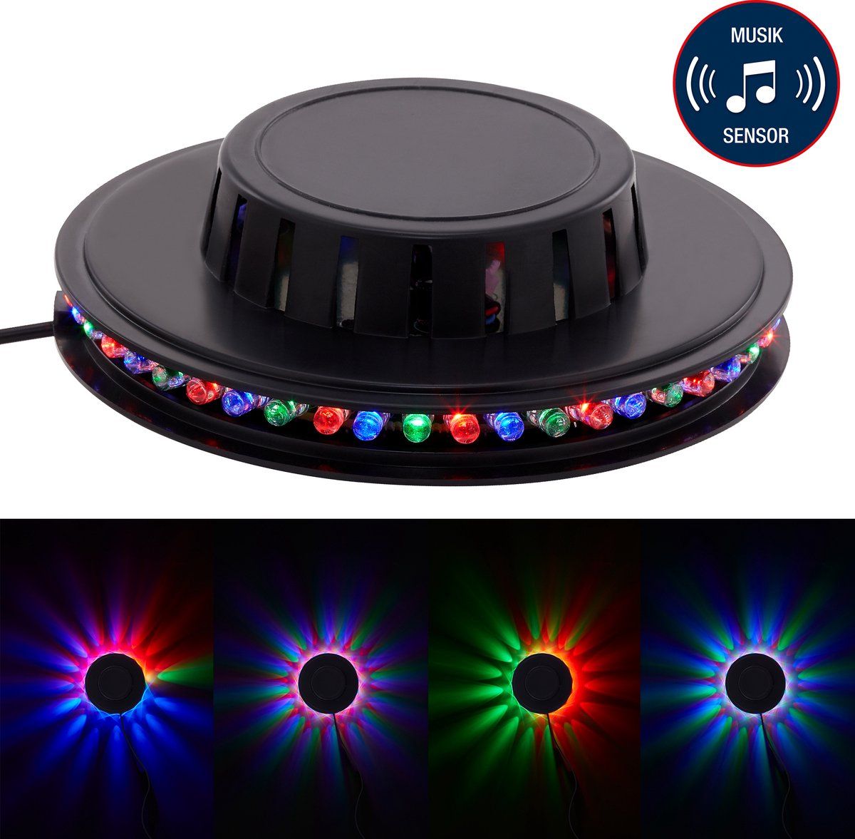 Briloner Leuchten - LED Strip 3m - RGB - 12 Watt - Incl. Afstandsbediening - Wit
