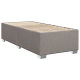 VidaXL Boxspringbed met matras, taupekleurig, 180x200 cm