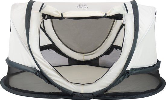 Deryan Shane Luxe 2024 Campingbedje - Cream - Baby Tent - Anti-UV 50+ - 0-3 jaar