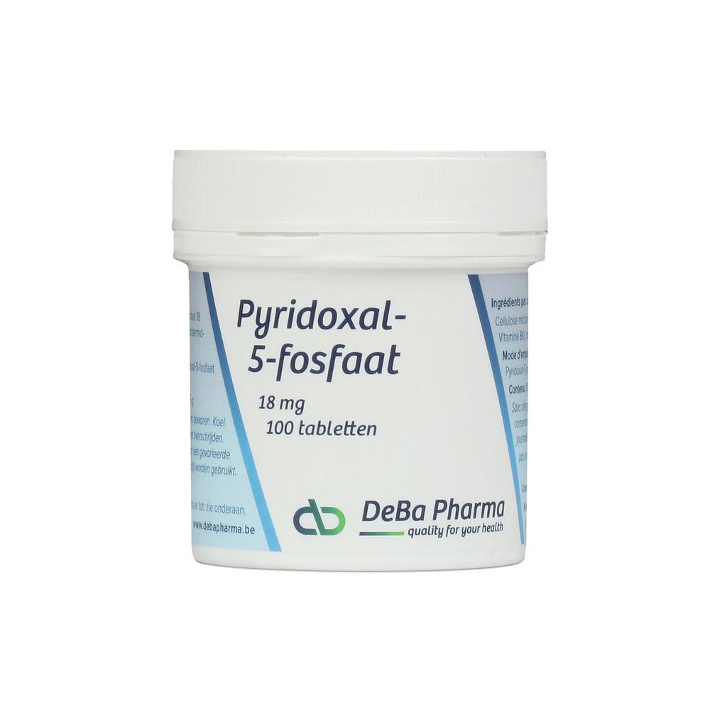 DeBa Pharma Deba Pharma Pyridoxal-5 Fosfaat 18mg 100 tabletten