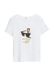 s.Oliver Zachte katoenen T-shirt met print op de voorkant en ronde hals voor vrouwen