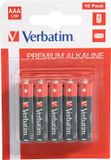 Verbatim AAA-alkalinebatterijen 10 stuks