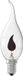 Calex Tip Kaarslamp 240V 3W E14 flickervlam