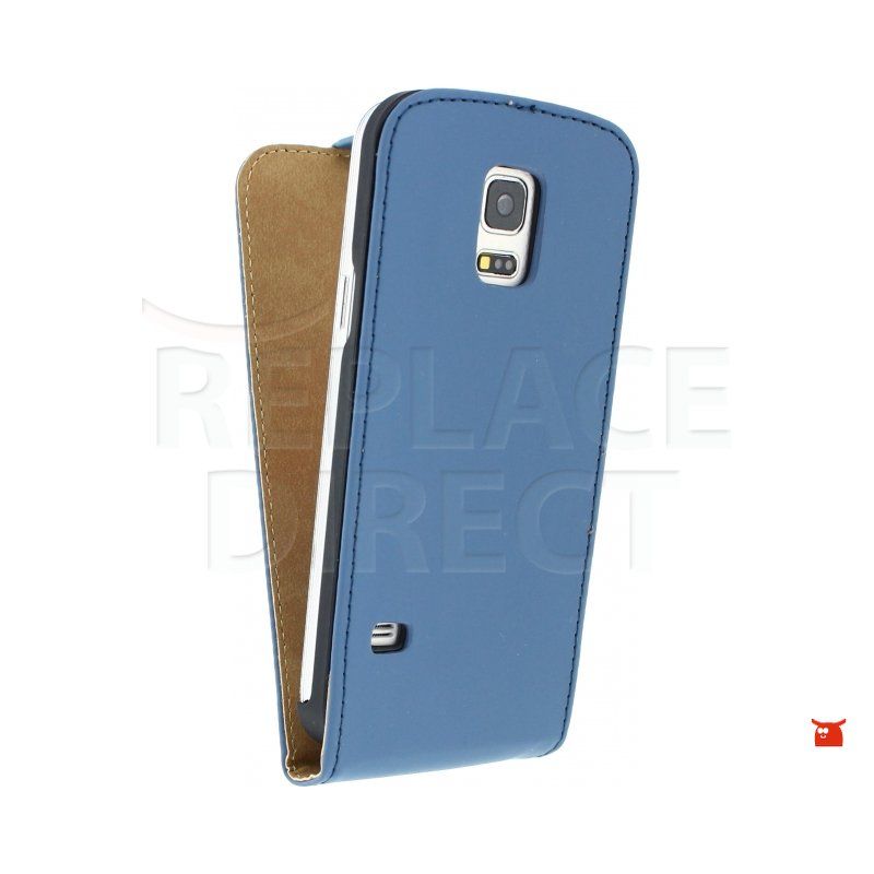Mobilize Ultra Slim Flip Case Samsung Galaxy S5 Mini Dark Bl MOB-USFCBL-S5MI
