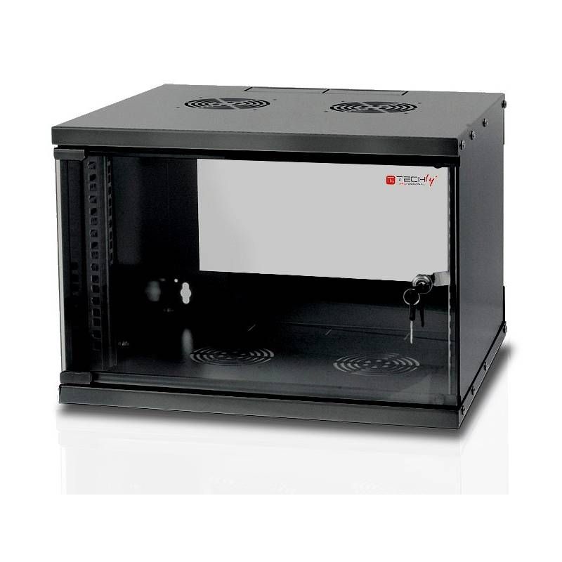 Techly I-CASE EL-1006B45 - Stelling/Rack - Zwart