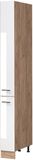Vicco Apotheekkast Fame-Line, Wit Hoogglans/Goudkleurig Eiken, 20 cm