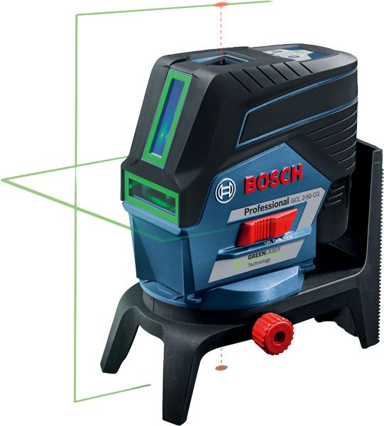 Bosch GCL 2-50 CG Professional Line/Point Laser - Green Beam with Bluetooth