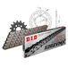 Kettingset DID Kettingset Alu 520ZVM-X / 106 klinknagel slot zwart voor Ducati i.e. 907 cc Bj. 1990-1993