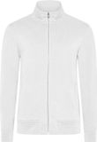 Merkloos / Sans marque Bol Herenvest 'Premium Full Zip' met zijzakken White - 6XL