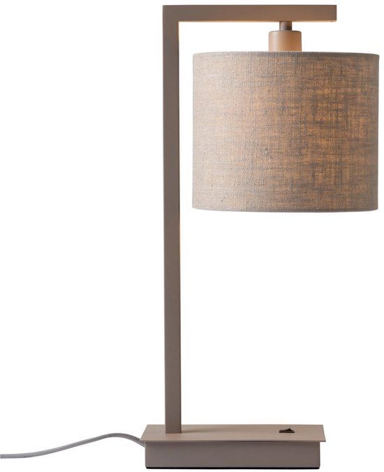 it's about RoMi Tafellamp Boston - Bruin - 17x18x44cm