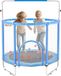 Mini-trampoline pour enfants - Appareil d'entraînement intérieur avec filet de sécurité - 147 cm - Convient pour une utilisation intérieure et extérieure - Plaisir et fitness pour toute la famille