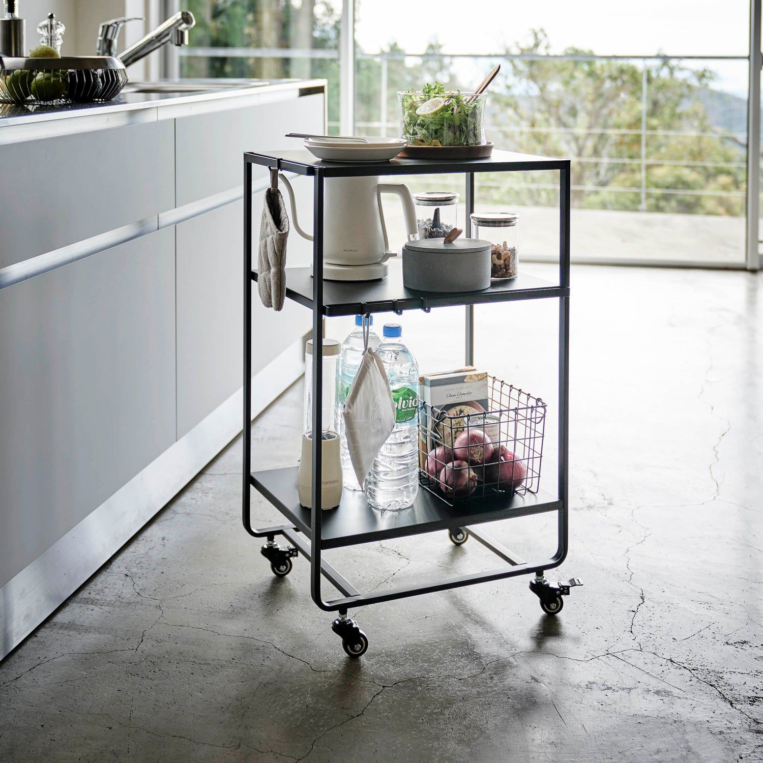 Yamazaki Trolley - Zwart - Staal