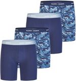 Happy Shorts Boxer Jersey Long Mannen Zee Gebloemd