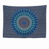 Ulticool Wandkleed 200x150 cm Mandala Blauw