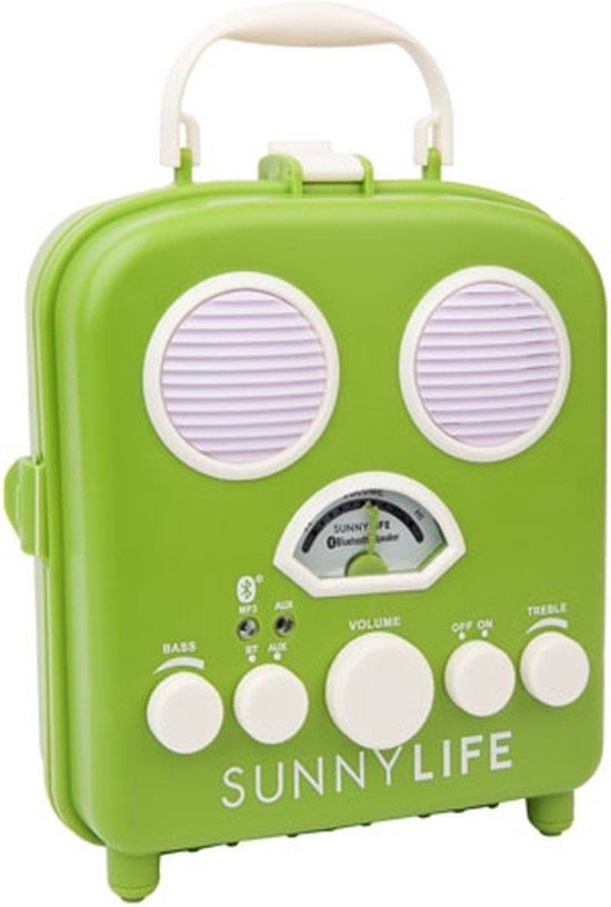 Sunnylife Beach Sounds Bluetooth Speaker - Green