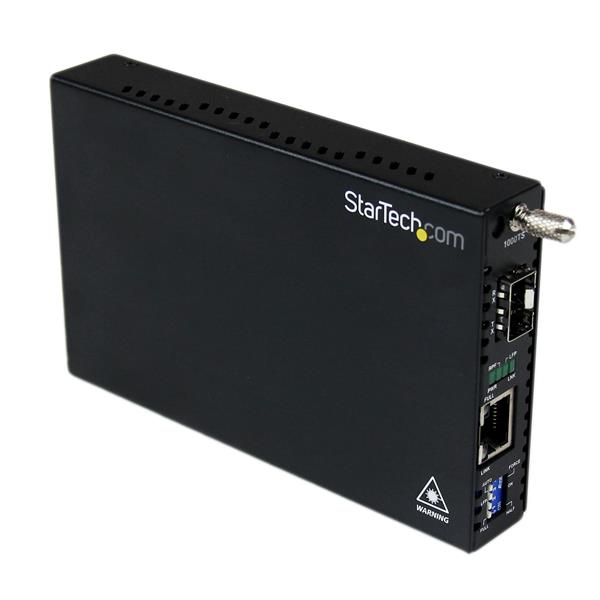 StarTech.com Gigabit ethernet glasvezelmediaconverter met open SFP-sleuf