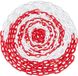 Relaxdays Afzetketting, 10 m, Kunststof, Veiligheidsketting, Rood/Wit