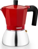 Monix Italiaanse Koffiepot - Rood - 470 ml