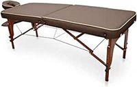 QUIRUMED Draagbare SPA-drager van bruin hout