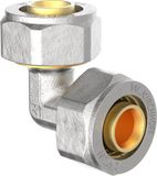 KIRCHHOFF MS knie 90°, blanco, 20 mm, knelfitting voor meerlagen buis