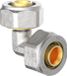 KIRCHHOFF MS knie 90°, blanco, 20 mm, knelfitting voor meerlagen buis