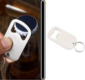 CHPN Flesopener Bierfles opener Sleutelhanger met opener Zilverkleurig