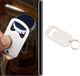 CHPN Flesopener Bierfles opener Sleutelhanger met opener Zilverkleurig