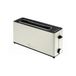 LITTLE BALANCE 8829 Happy Toast, broodrooster, 1 lange sleuf, 1 schijf, thermostaat met 7 standen, ontdooien, kruimellade, 900 W, ivoorkleurig