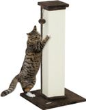 PawHut Kattenkrabpaal 41x41x81cm Sisal Bruin