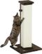 PawHut Poteau griffoir 41x41x81cm Sisal Brun