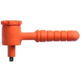 Sam Ratelsleutel 1/4'' geisoleerd 1000 volt push/omkeerwiel