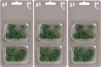 Merkloos / Sans marque Koopman International Kerstbalhaakjes - 120 stuks - Groen - Metaal