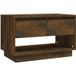 Meuble TV Chêne Fumé 70x41x44 cm Bois d'ingénierie