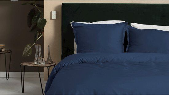 Cinderella Sundays Dekbedovertrek 1-persoons Blauw Katoen Satijn 140x200/220 cm