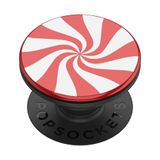 PopSockets: Telefoongreep met uitklapbare standaard, Backspin PopSocket, Spinning PopSocket - Aluminium Peppermint