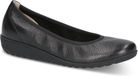 Caprice Dames Ballerina 9-22161-44 003 Leer Zwart G-breedte Maat: 40 EU