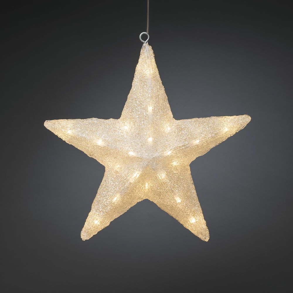 Konstsmide 4483-103 Kerstster - 40 LED's - Warm Wit - Dimbaar - Buiten