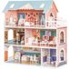 Maison de poupée en bois - Avec accessoires et meubles - 28 meubles - 3 étages - 5 chambres