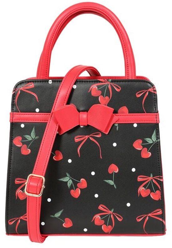 Banned Cherries and Bows Handbag Unisex Handtas - meerkleurig