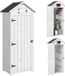 Outsunny Abri de jardin Bois Gris clair