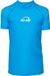 IQ-UV Maillot de bain T-shirt de bain Hawaii Bleu Manches courtes Unisexe 140/146