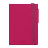 LEGAMI Pocket Agenda 2026-2027 - 16 maanden - Week op 1 pagina + notitiepagina - Vegan lederen omslag - raspberry jam