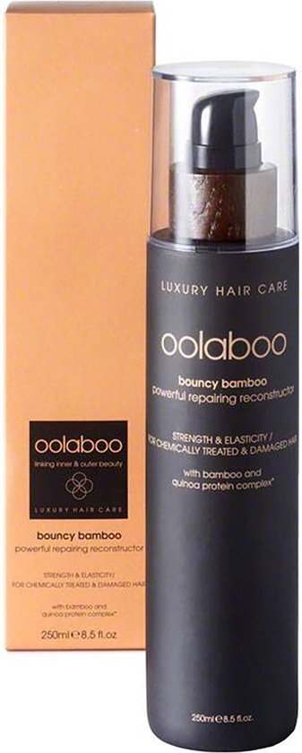 Oolaboo bouncy bamboo extreme repairing hair bath